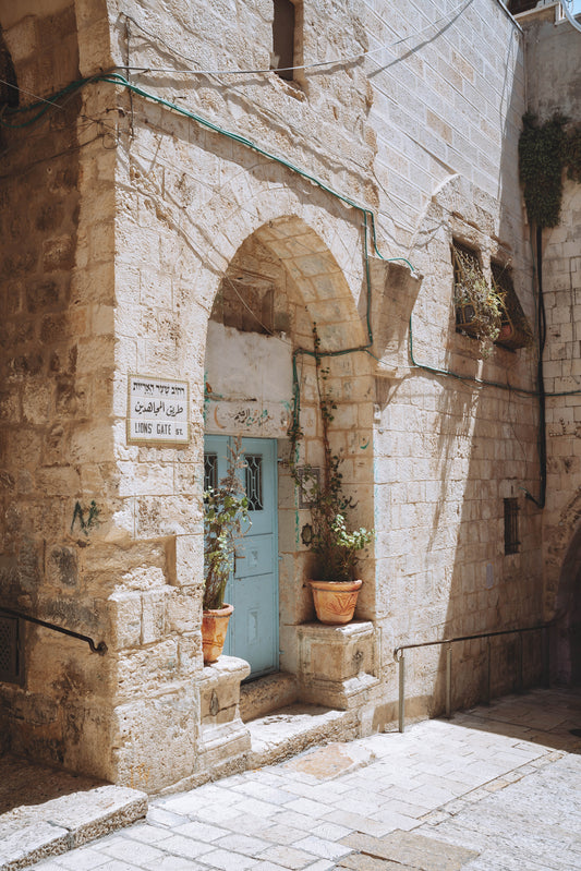 Lion Gate in Jerusalem