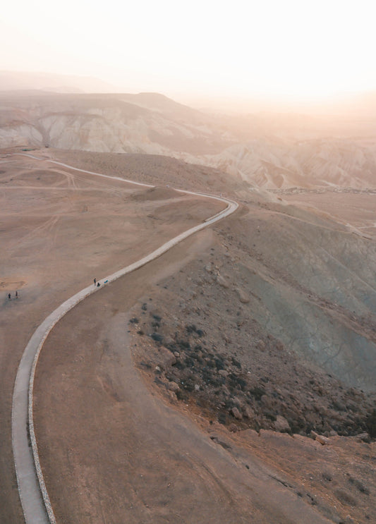 Sunset in the Negev Desert